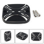 CNC Brake Reservoir Master Cylinder Cover for Harley Road King Softail