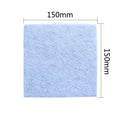 Set of 5 White Scouring Cloths for Vacuum Cleaner Protection Filter
