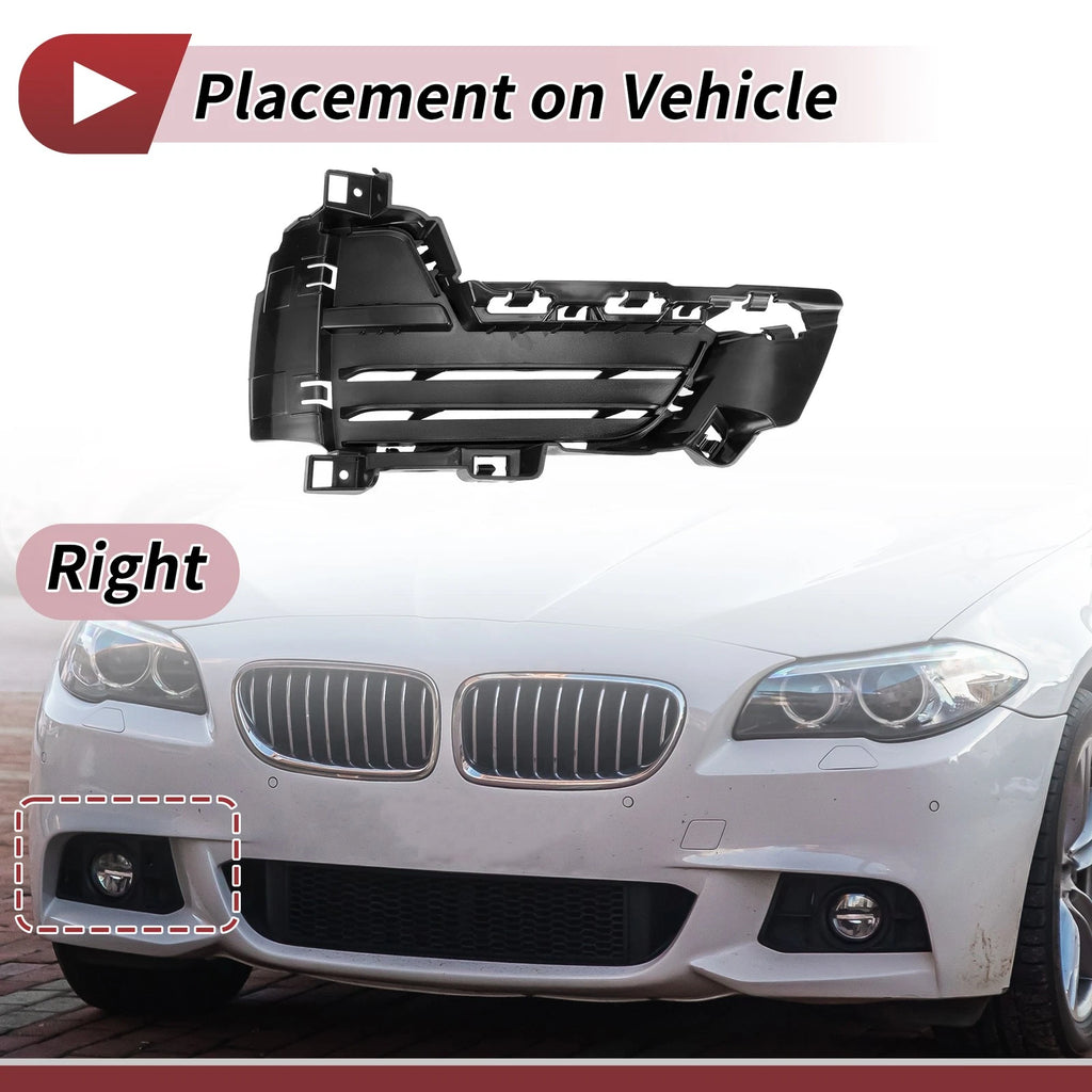 1 Pc Fog Light Grill for BMW X5 (2014–2018) No. 51117307994 Black