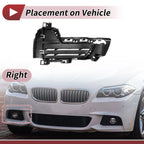 1 Pc Fog Light Grill for BMW X5 (2014–2018) No. 51117307994 Black