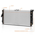 Aluminum Cooling Radiator for Buick LeSabre/Bonneville (2000–2005) DPI-2347