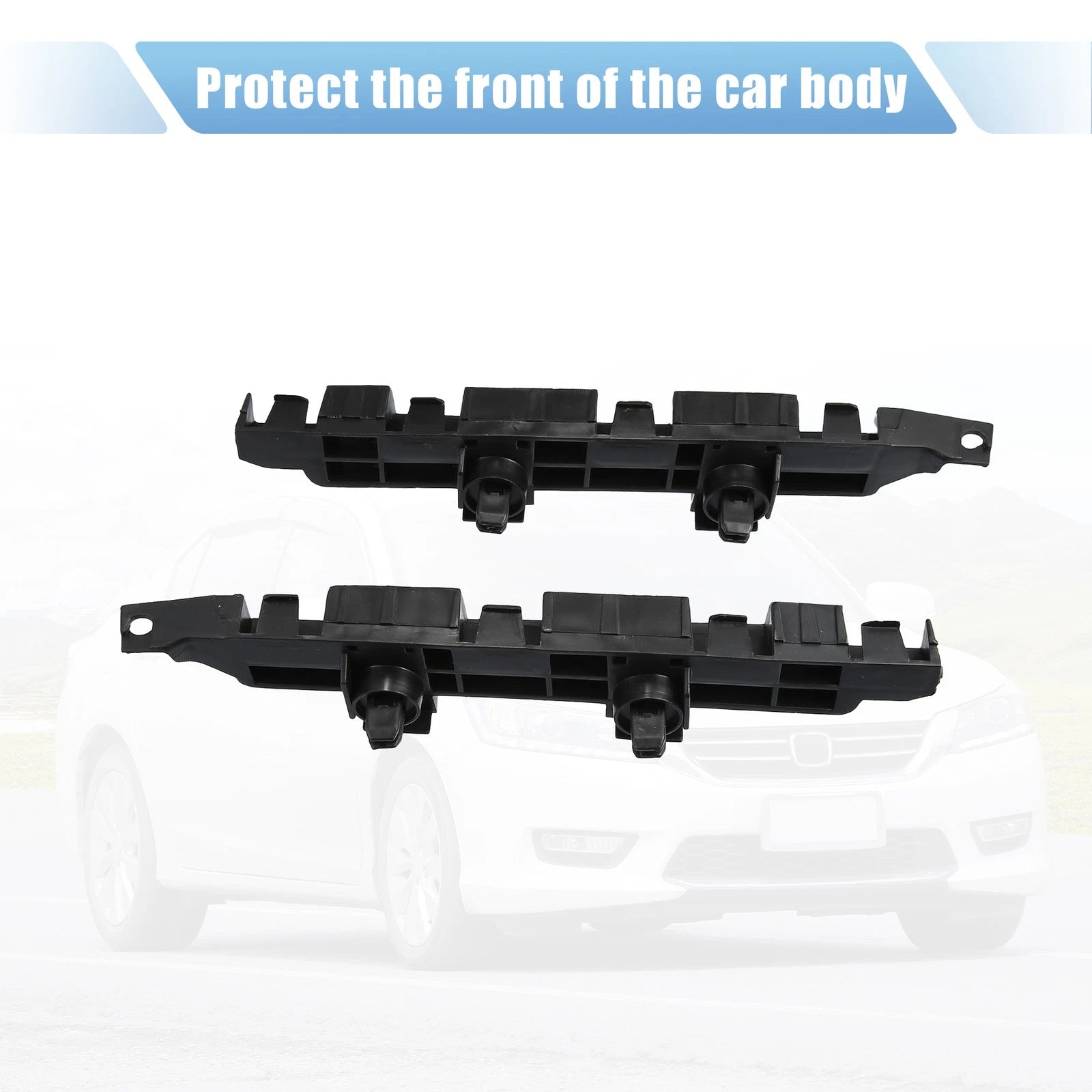 Set of 2 Front Bumper Mounting Support Brackets 71193SDAA10 for Honda Accord (2006–2007)