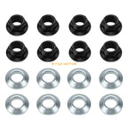 16PCS Wheel Lug Flange Nuts for Yamaha Raptor 660 (2001–2005)