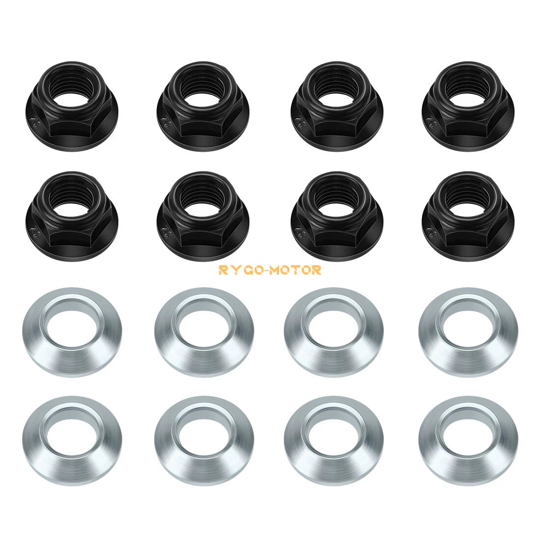 16PCS Wheel Lug Flange Nuts for Yamaha Raptor 660 (2001–2005)