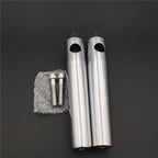 Chrome Motorcycle Risers for 1" Handlebars (8" Rise)