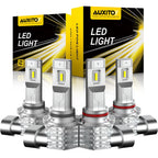 2X 9005 + 9006 LED Headlight Kit for AUXITO (40000LM)