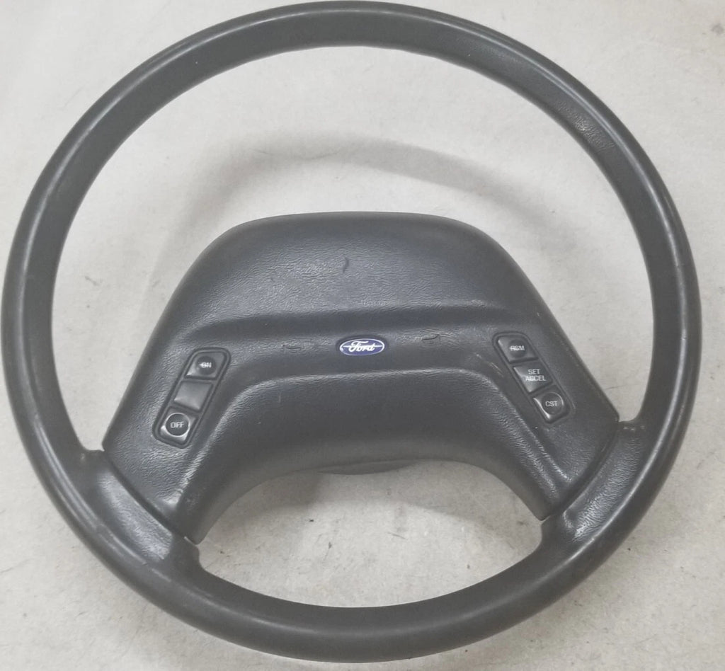 Steering Wheel for Ford Ranger (1993–1994) Black Rubber with Horn Pad