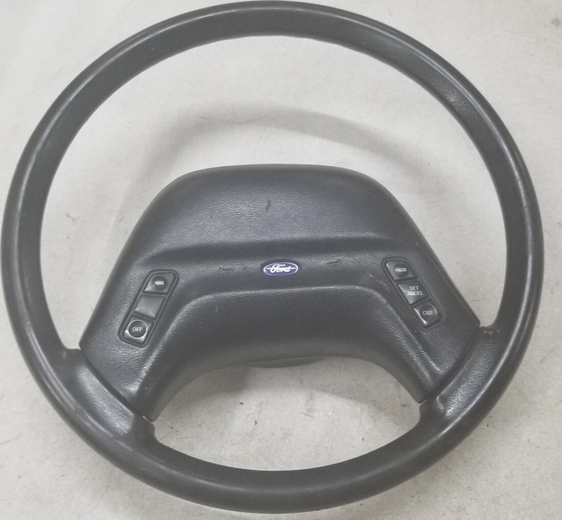 Steering Wheel for Ford Ranger (1993–1994) Black Rubber with Horn Pad