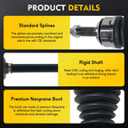 Front Left CV Axle Shaft Assembly for Honda Fit (2009–2011)