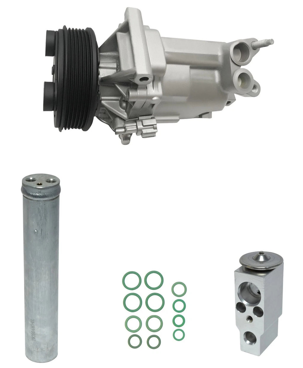 AC Compressor Kit Replacement for Nissan Versa 1.8L 6 Speed Manual (2008)