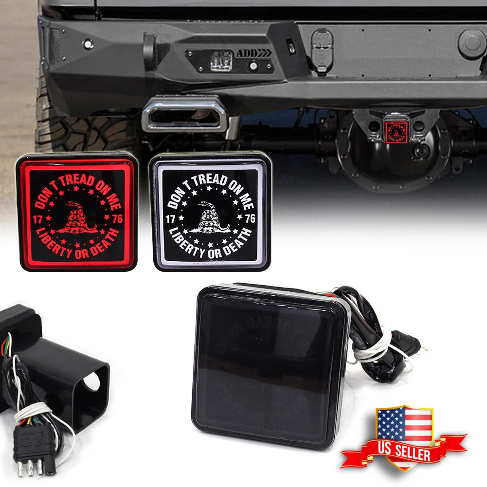 Smoke Red LED Brake Light for 2" Trailer Hitch (Fit Various Models)