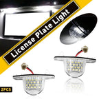 White LED License Plate Lamp Light 6000K 18-SMD for Honda Civic/Fit/Odyssey