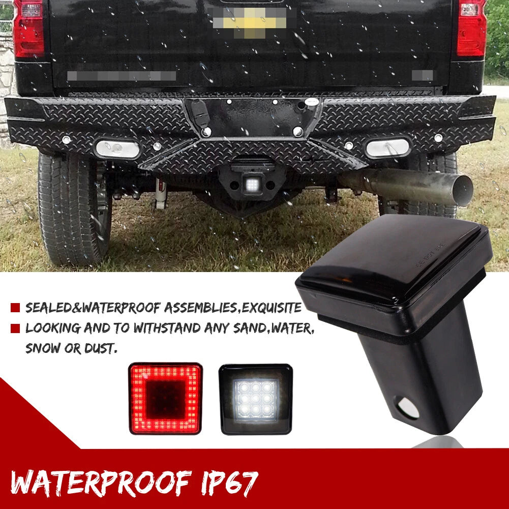 LED Tow Hitch Cover Light for Truck Trailer (2" Receiver)
