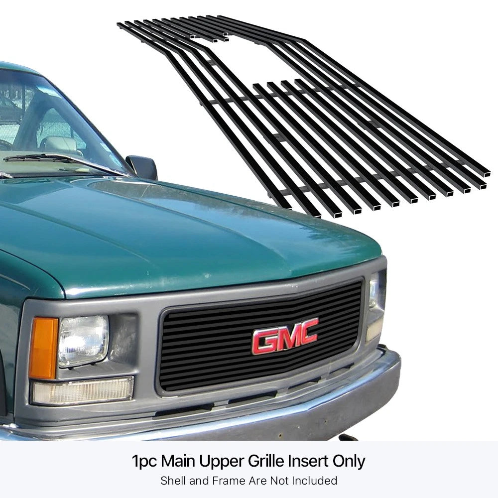 Upper Black Billet Grille for GMC C/K Pickup/Suburban (1994-1999)