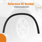 Front Left Molding Trim for Mercedes GLA250 GLA45 (2015–2020) MB1290100 Black Plastic