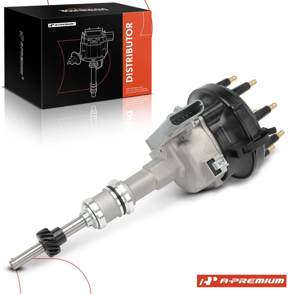 Ignition Distributor with Cap & Rotor for Ford F-150 F-250 Bronco (1985–1991)