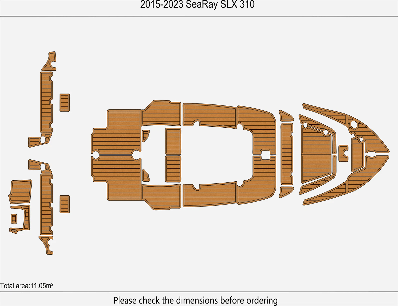 EVA Foam Pads Floor Mat for Scout 24 (2008)