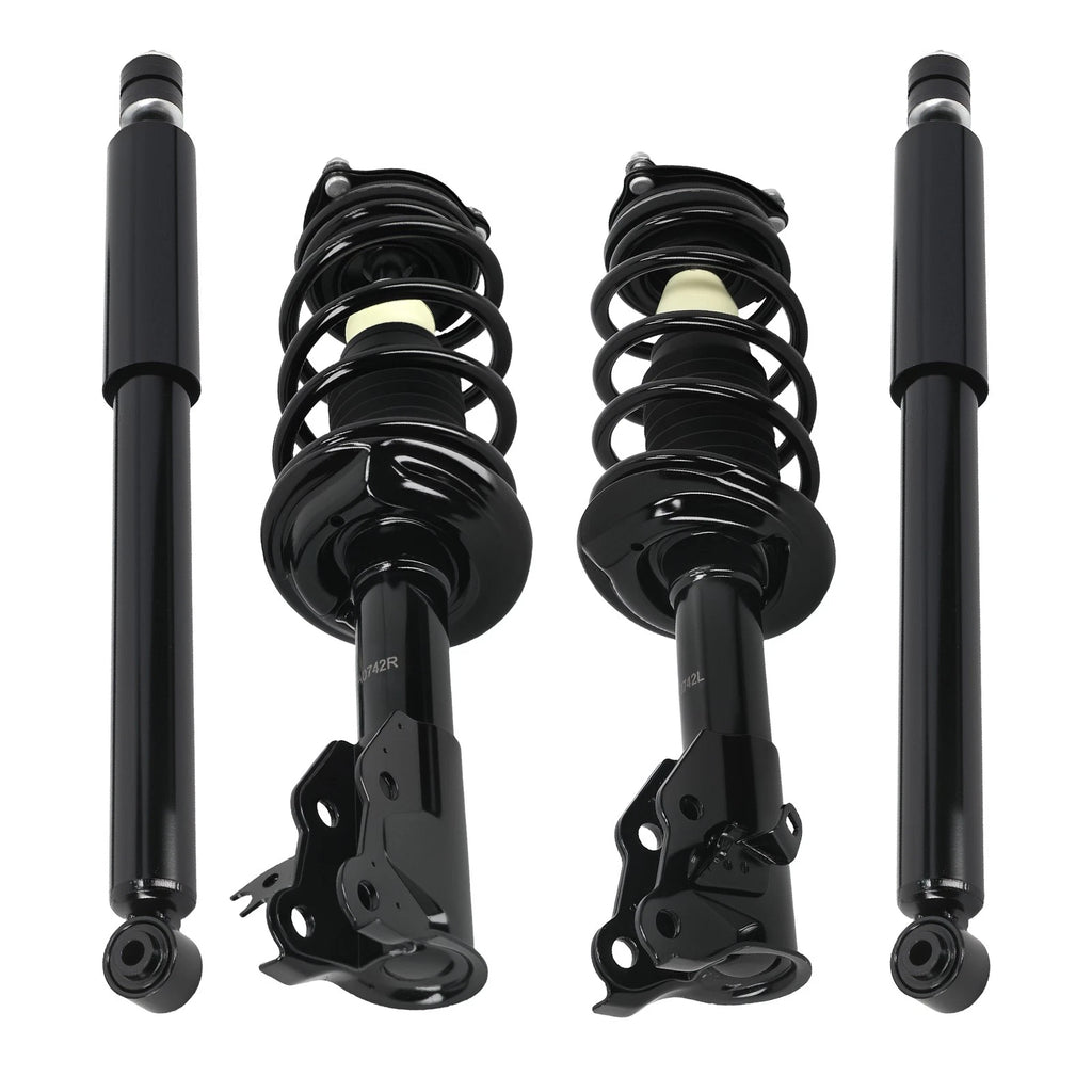 Front Struts w/ Coil Springs Rear Shocks Absorbers for 2006 - 2011 Honda Civic