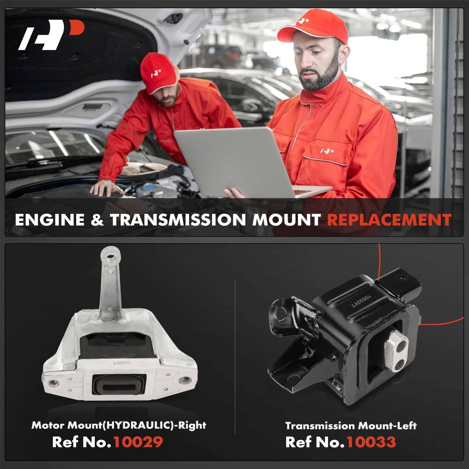 2X Engine Motor & Transmission Mount for Hyundai Elantra (2017-2020)