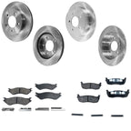 Brake Disc and Pad Kit for Ford F-150 (2001–2004) Front and Rear