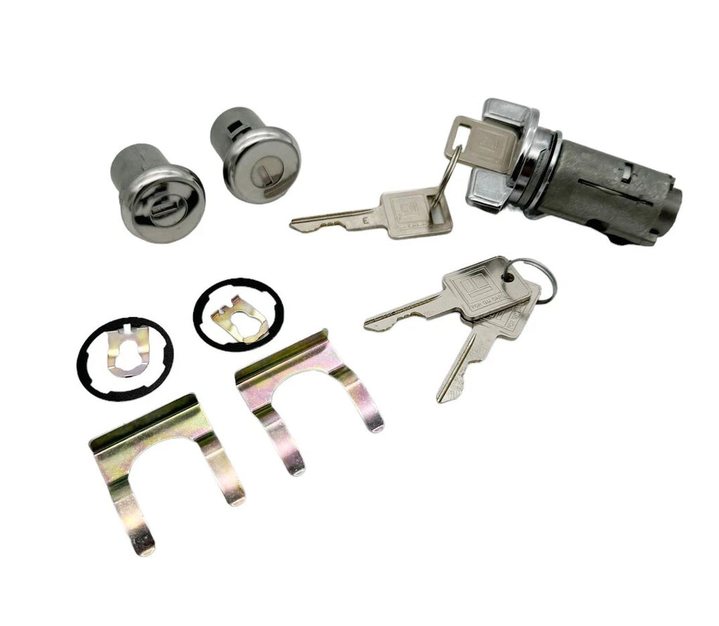 Door Lock and Ignition Cylinder with Keys Set for 1979–1987 Chevy GMC Truck