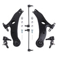 2X Front Lower Control Arms + 2X Sway Bar End Links for Toyota Sienna (2004–2010)