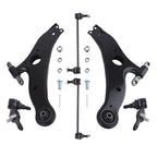 2X Front Lower Control Arms + 2X Sway Bar End Links for Toyota Sienna (2004–2010)