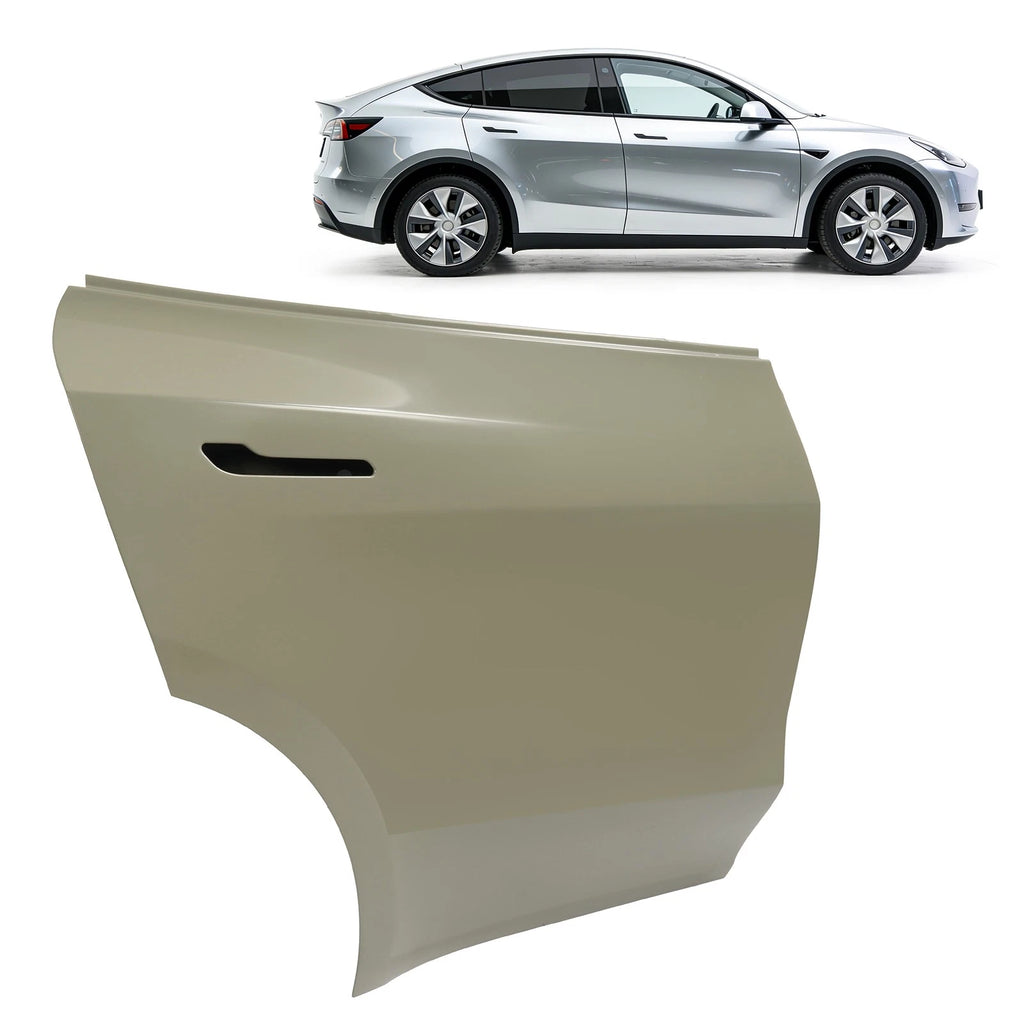 Rear Right Side Door for Tesla Model Y (2020–2024) Gray Passenger