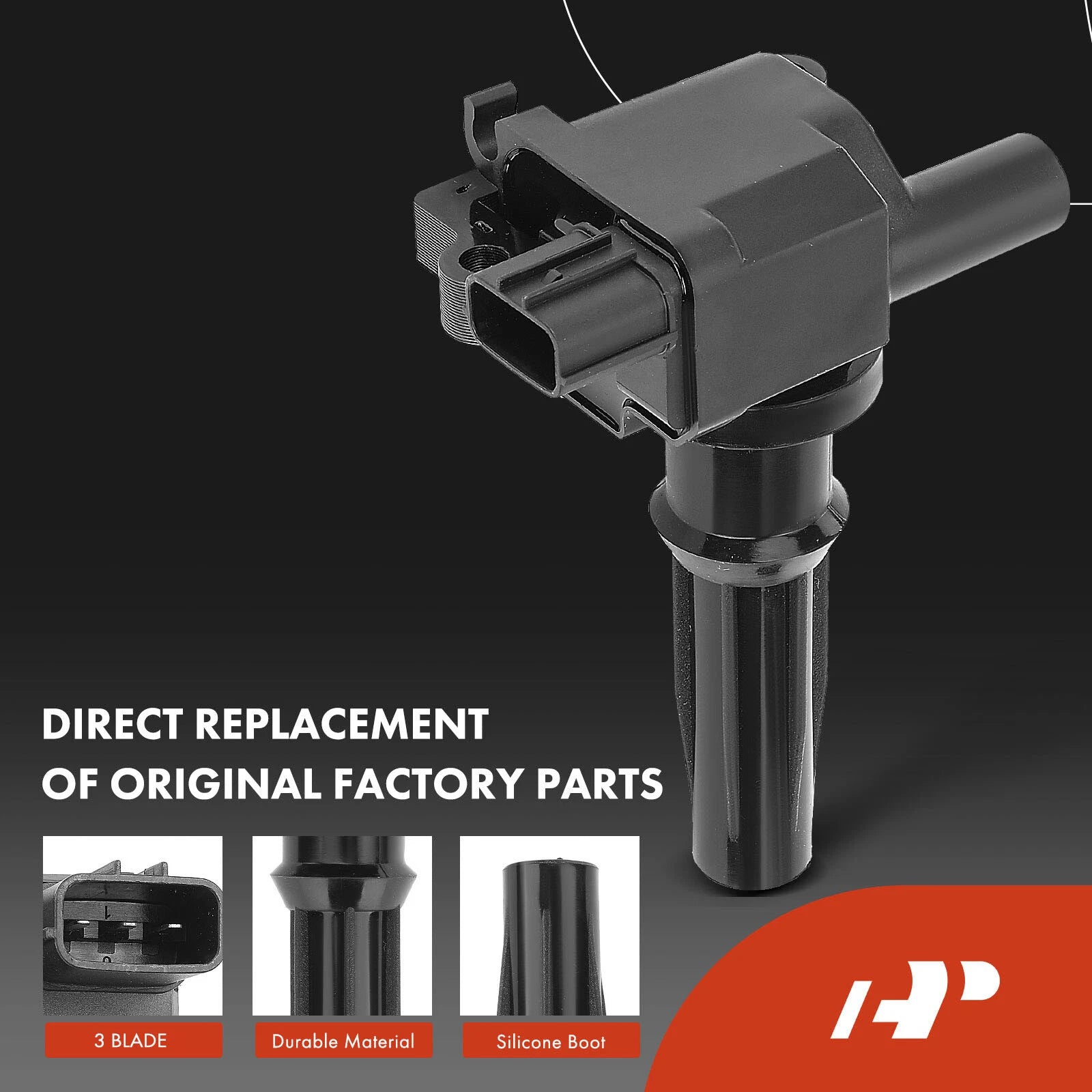 2X Ignition Coil & 4X Iridium Spark Plug for Kia Magentis (2001-2006)