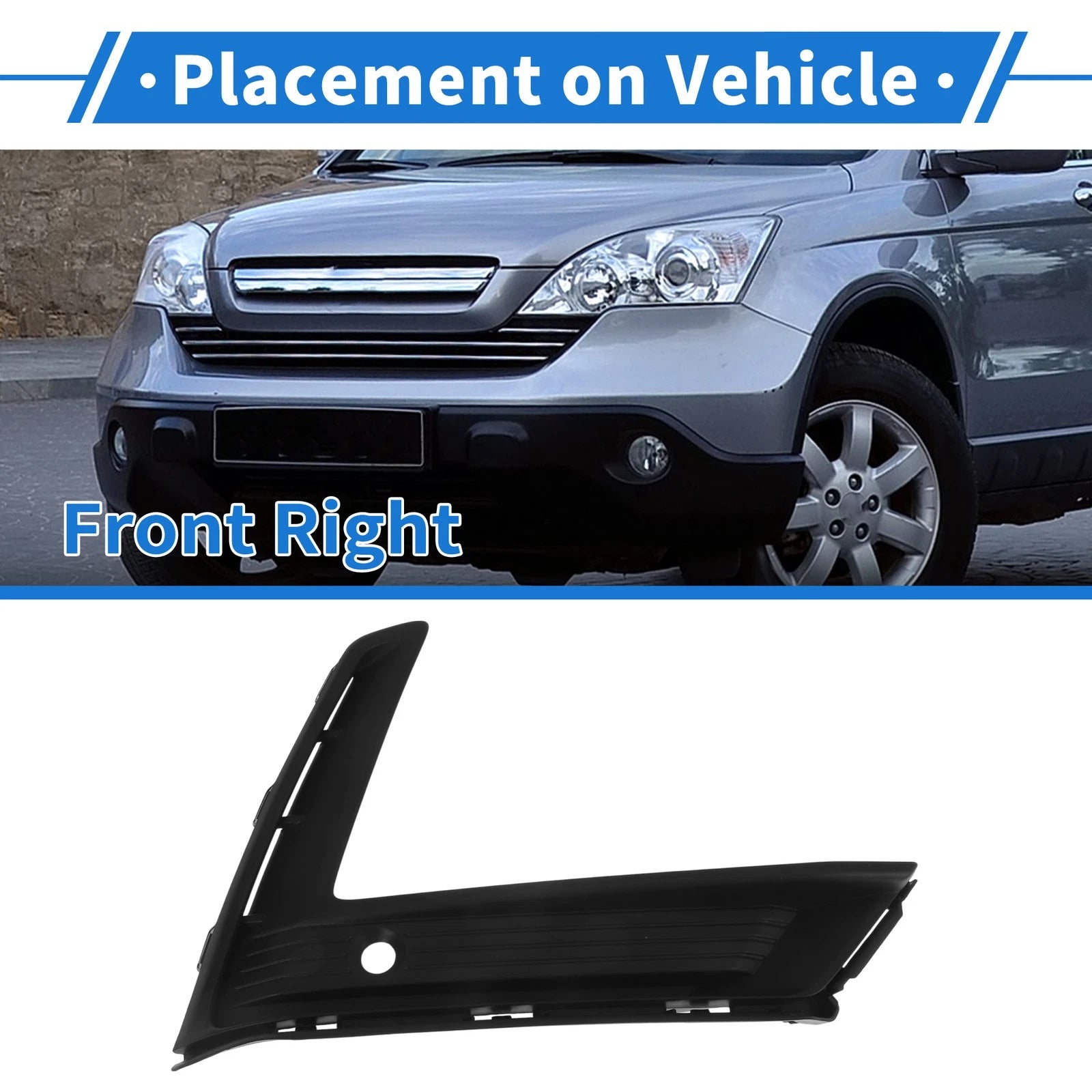 Front Right Fog Light Grill No. 711403A0A20 for Honda CR-V (2020–2025)