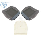 Front Seat Cover & Driver Foam for Jeep Wrangler (2007–2012) Gray