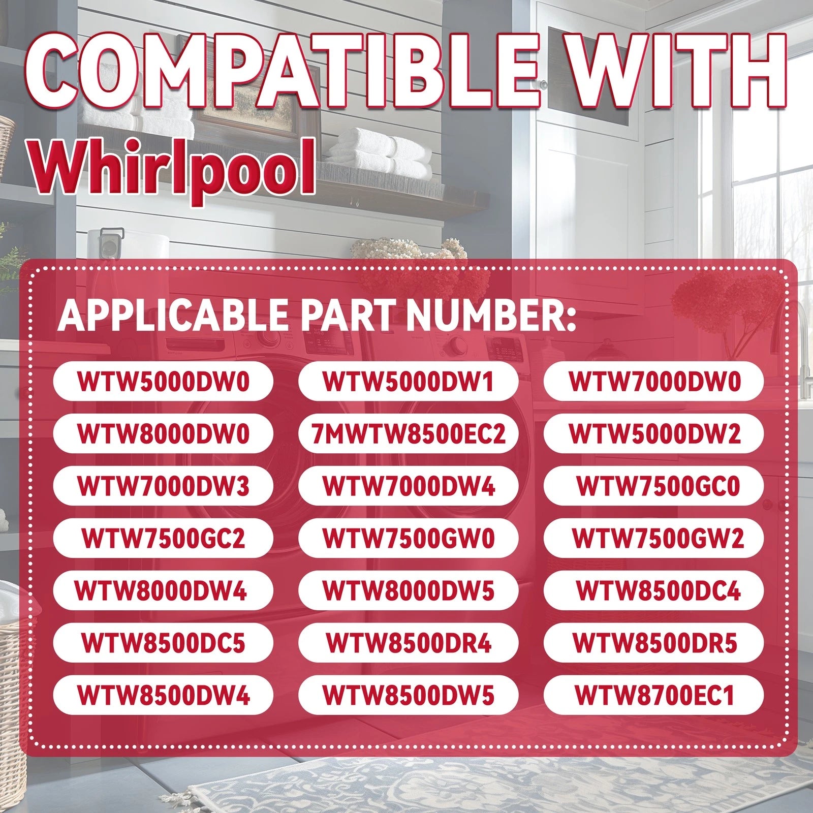 Washer Wash Plate for Whirlpool Washer (W10752283)