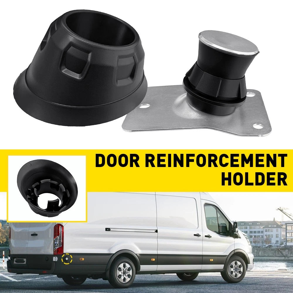 Back Door Magnet Bumper Stop Holder + Cover for Ford Transit 150 250 350 (2015–2024)