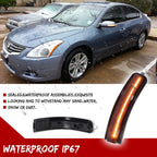 Smoke Sequential Amber LED Side Mirror Signal Lights for Nissan Maxima (2009–2014)