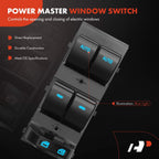 Front Left Power Window Switch for Ford Taurus (2010-2012)