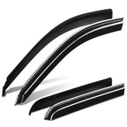 4-Piece Window Visors for Silverado Sierra Crew Cab (2014–2019)