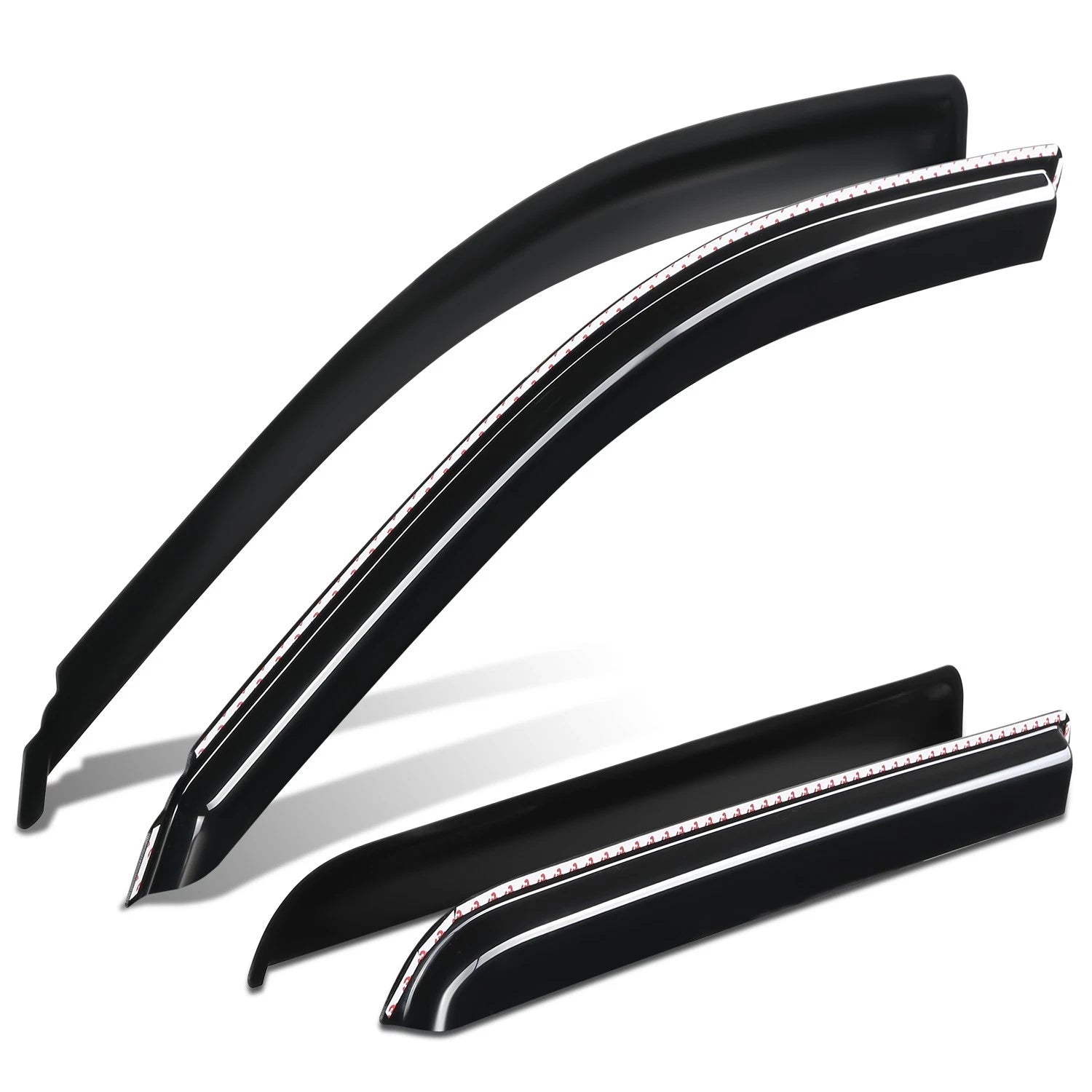 4-Piece Window Visors for Silverado Sierra Crew Cab (2014–2019)