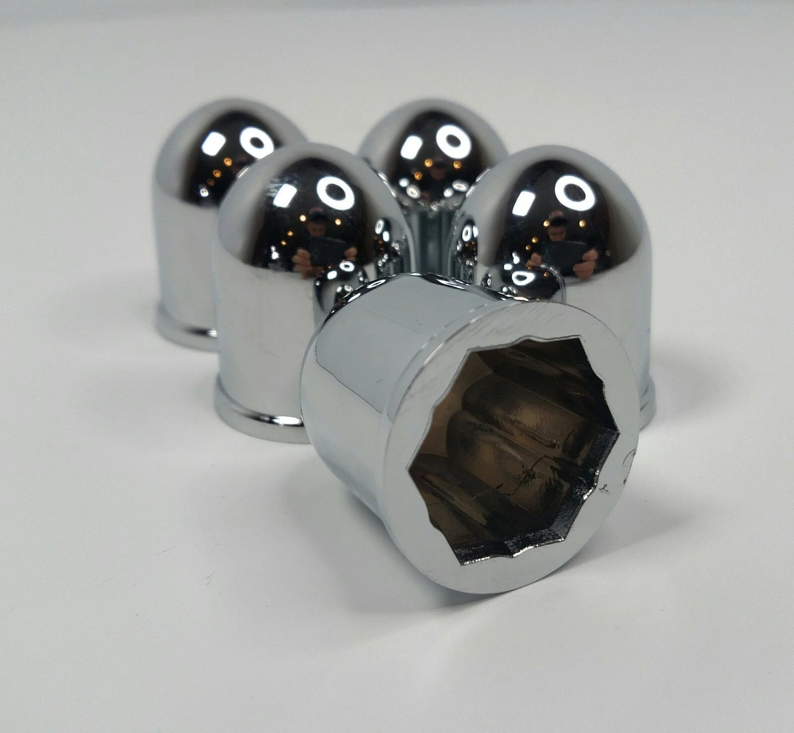 Center Hub Caps Pair Spider Bullet for Ford 5x4.5 5x4.5 (2000–2020)