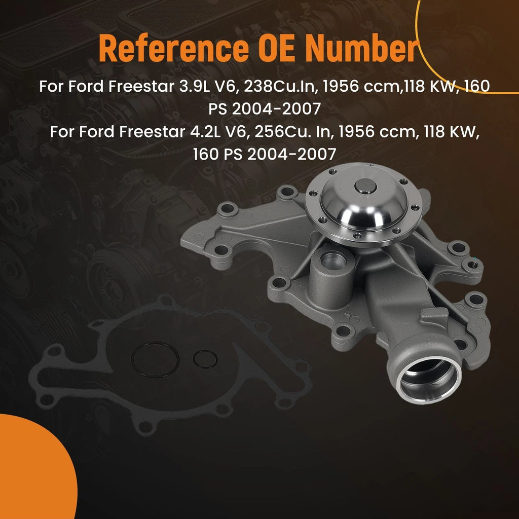Coolant Water Pump for Ford Freestar/Monterey 3.9L 4.2L V6 (2004–2007) XF2Z8501AA