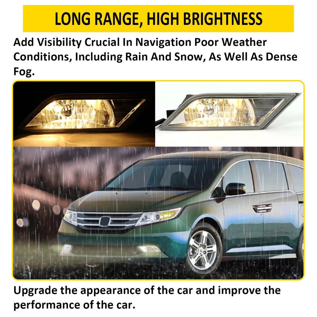 Fog Lights Pair for Honda Odyssey (2011-2013)