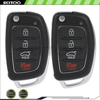 2 Keyless Entry Remotes for Hyundai Tucson (2015–2019) TQ8-RKE-4F25