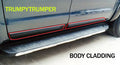 Matte Black Slim Body Cladding for Ford Ranger PX1 PX2 (2012-2018)