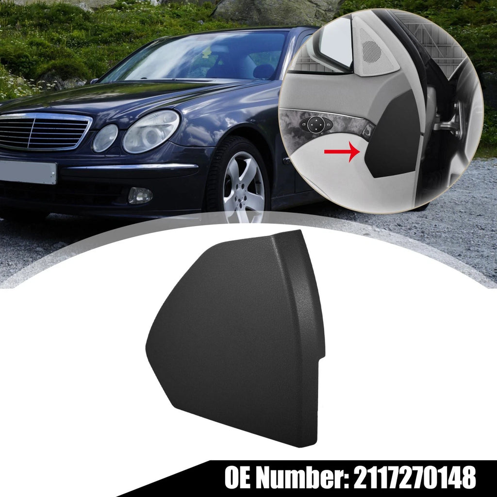 Front Left Door Cover Trim Panel for Mercedes Benz E-Class (2003–2009) 2117270148 Black