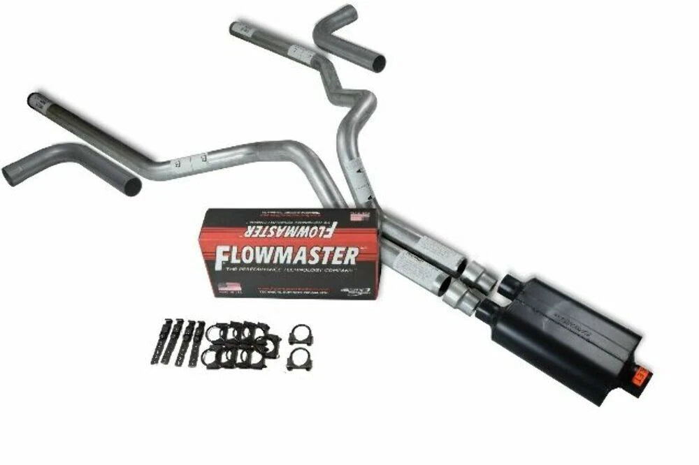 Dual Exhaust Kit for Chevy GMC 1500 (2019-2025) 3" Side Exit