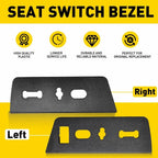 Set of 2 Seat Switch Housing Trim Bezels for Ford F-150 (2009–2014)