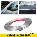 10mm Chrome Trim Molding Strip for Car Door Window (16FT)