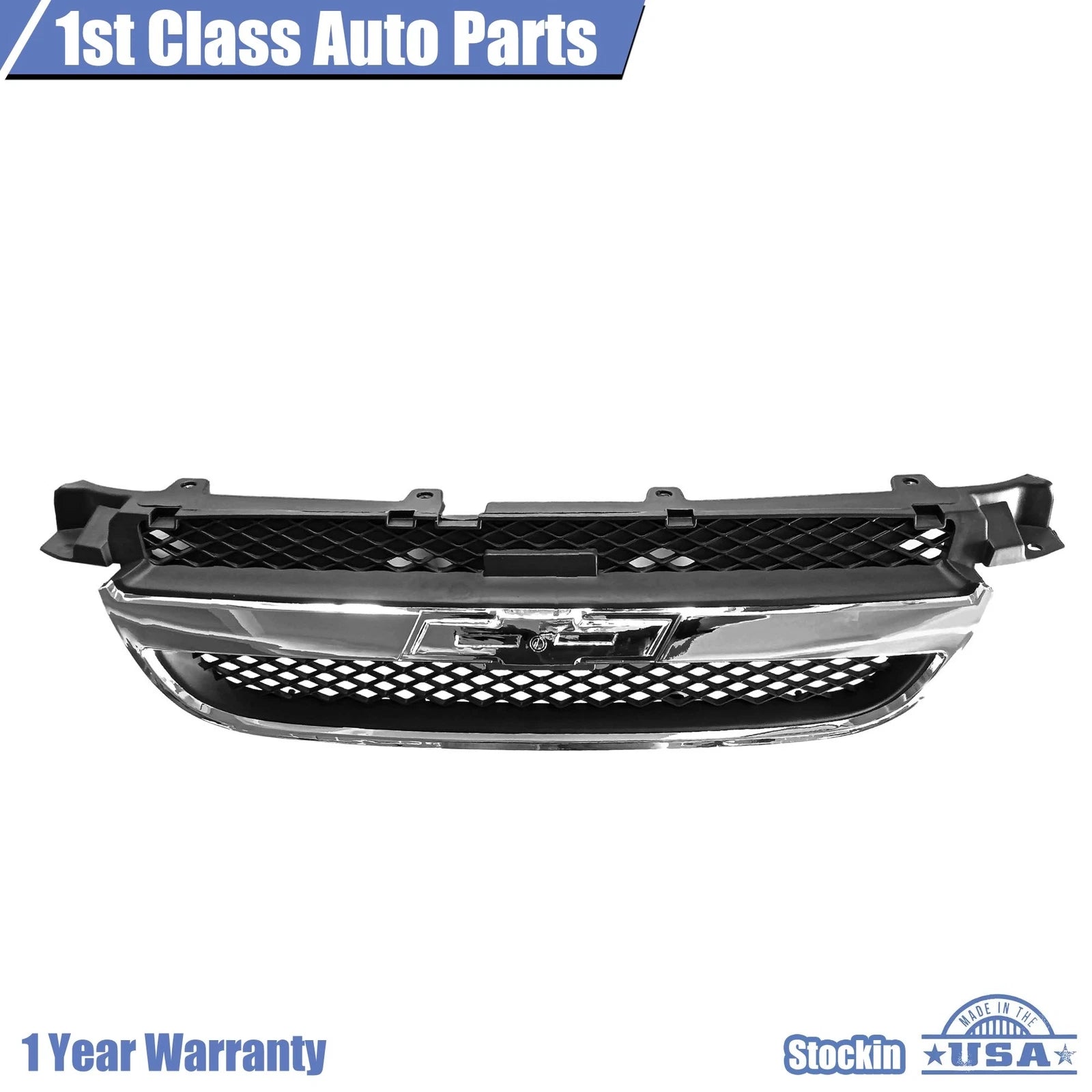 Chrome Black Grille Assembly for Chevrolet Aveo Sedan (2007-2011)
