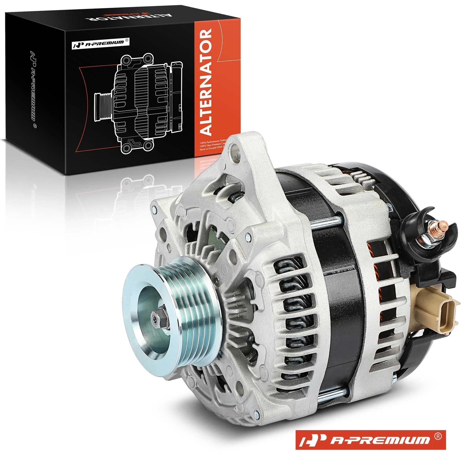 Alternator for Ford F-150 (2011–2017) 3.5L 3.7L 220A 6-Groove Pulley