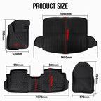 3D Full Floor Mats & Cargo Liner for Honda CR-V (2017–2022) All Weather TPE