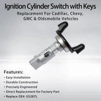 Ignition Switch Lock Cylinder for Chevy Silverado Tahoe GMC Sierra Yukon (1999-2003)